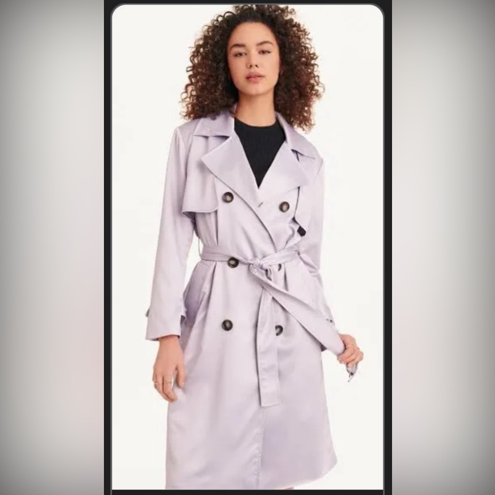 DKNY- Women’s Trench Coat - Lavender